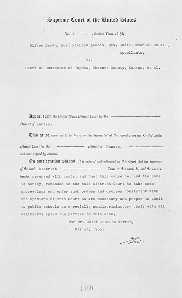 brown v board ruling