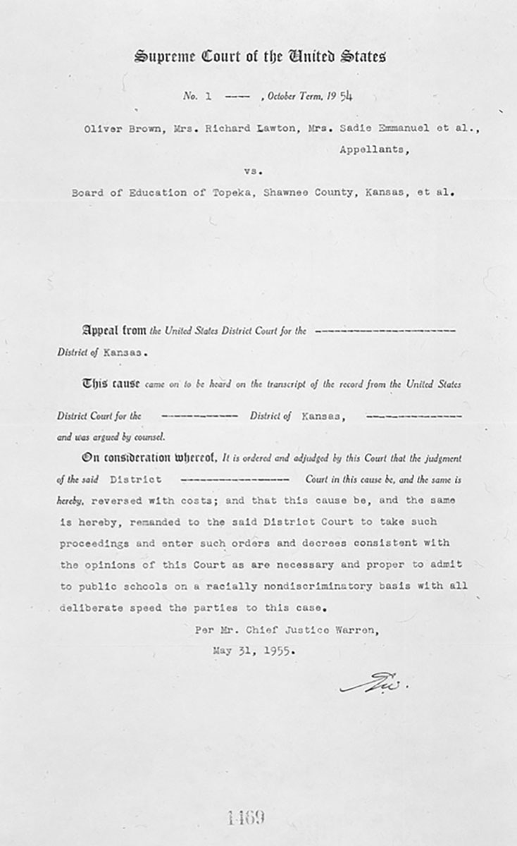 brown v board ruling
