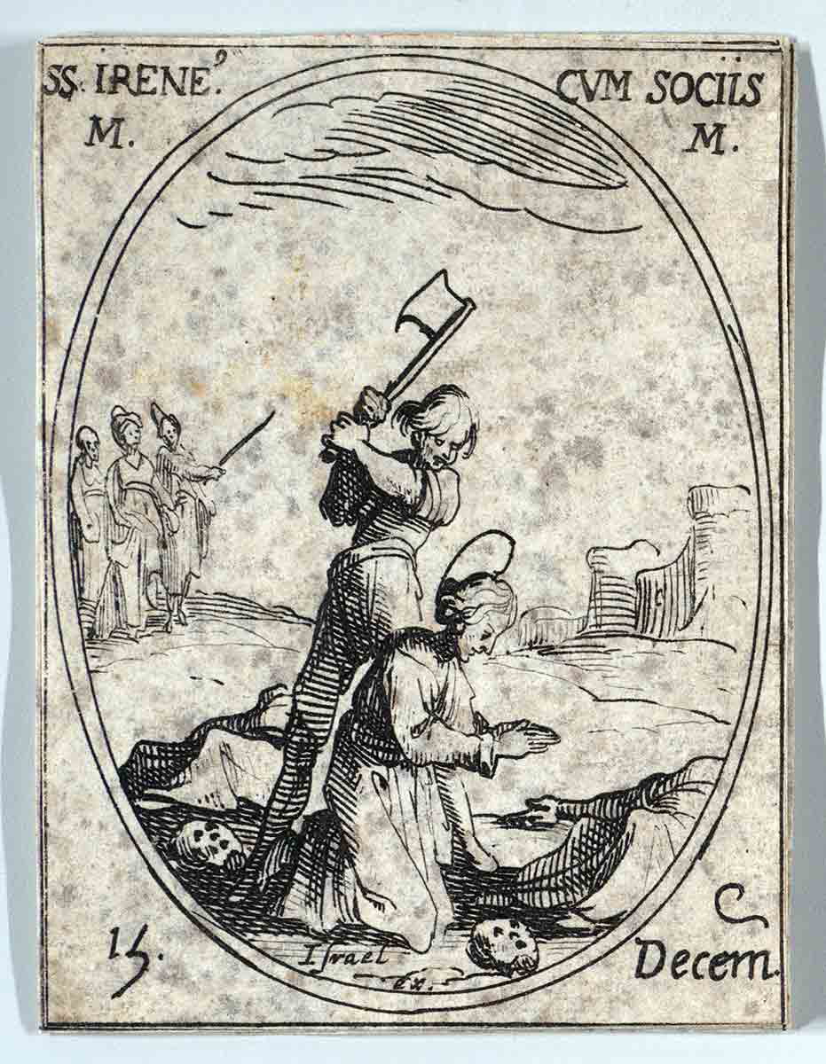 callot st irenaeus and his companions etching