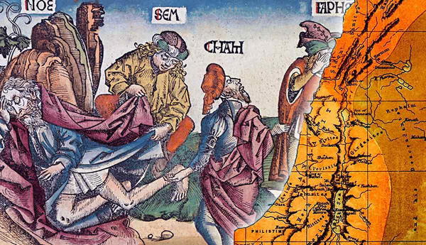 Noah's sons and map of Canaan