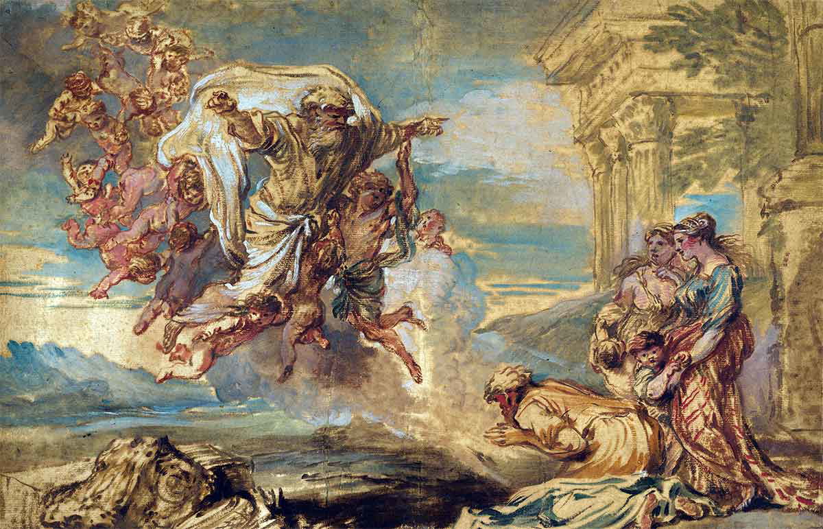 castiglione god appearing to jacob