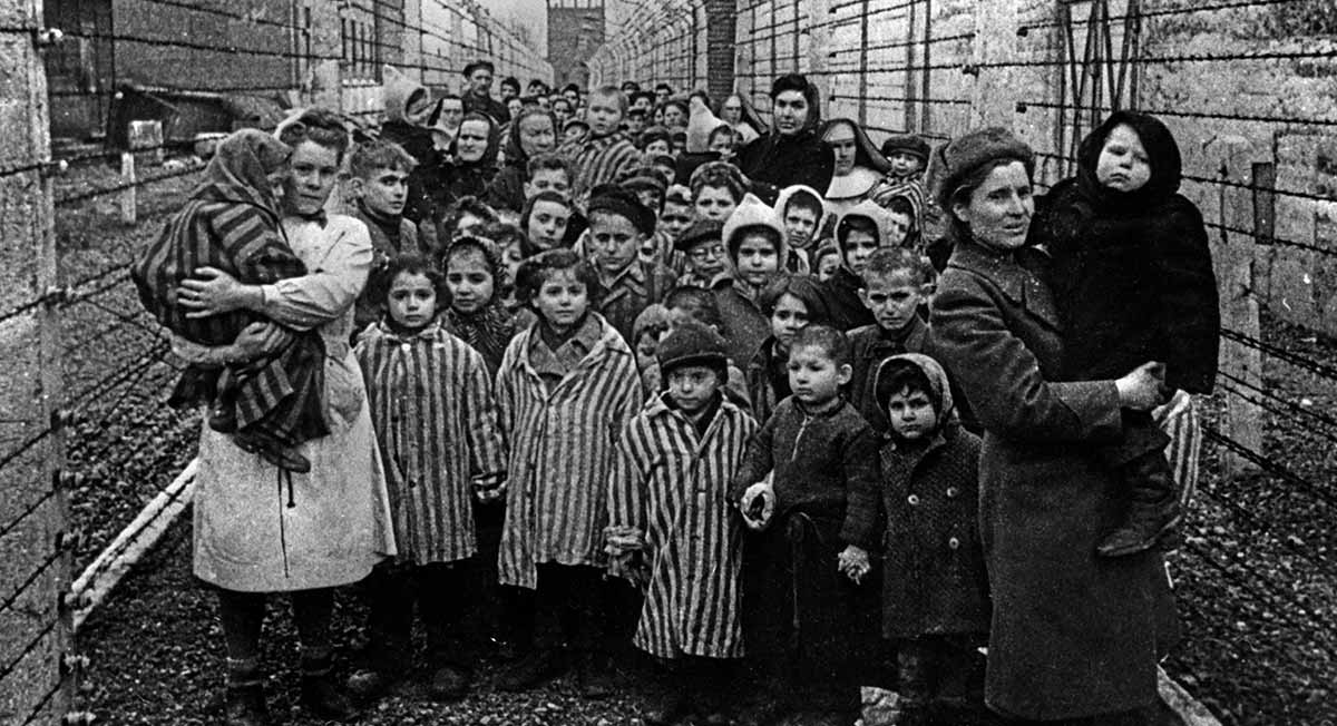 children liberation auschwitz