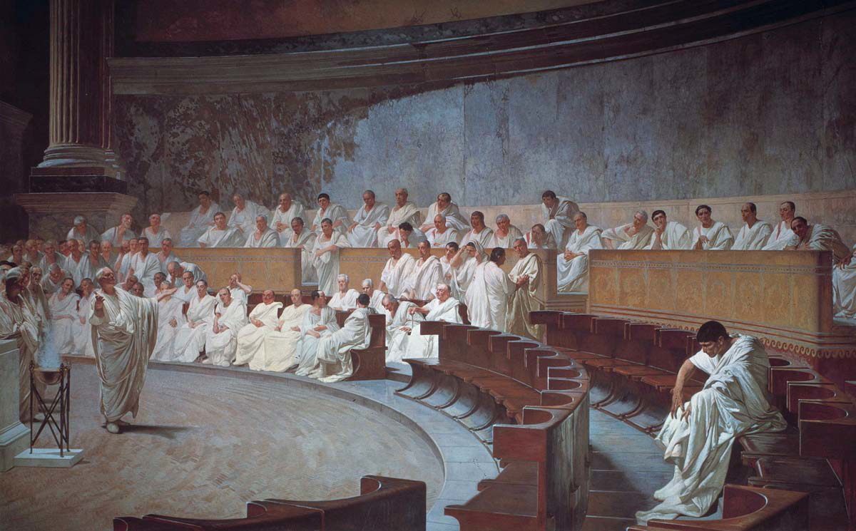 cicero denounces catiline maccari