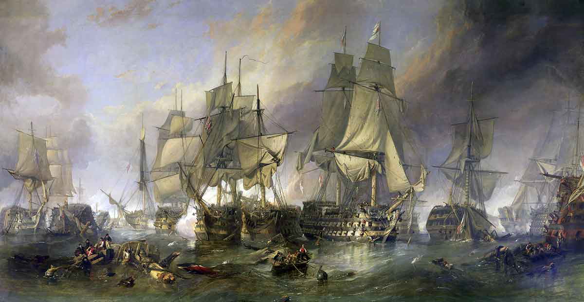 clarkson frederick stanfield battle of trafalgar
