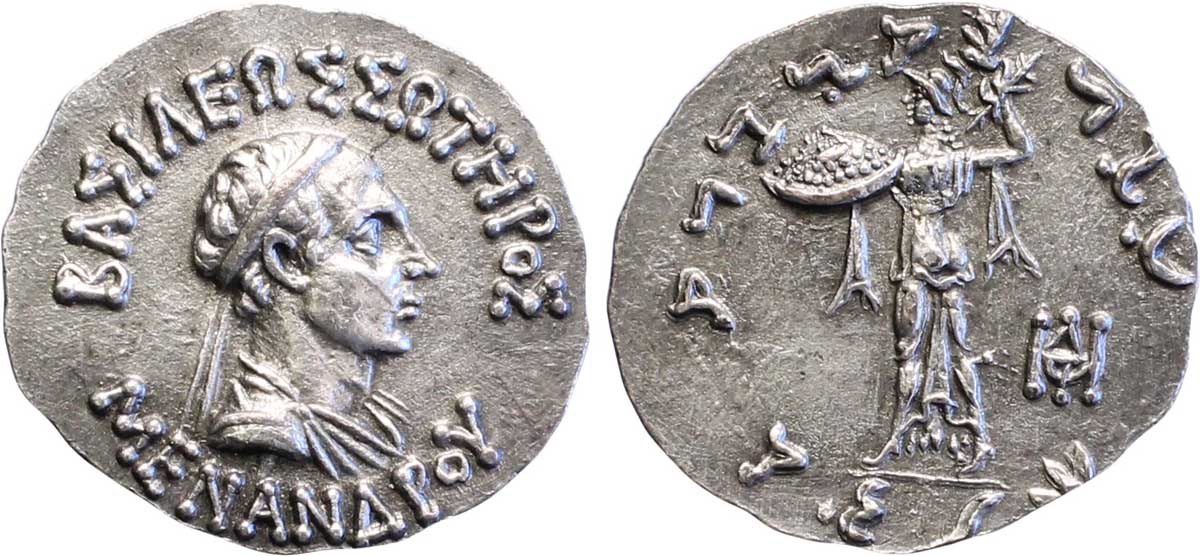 coin of king menander i