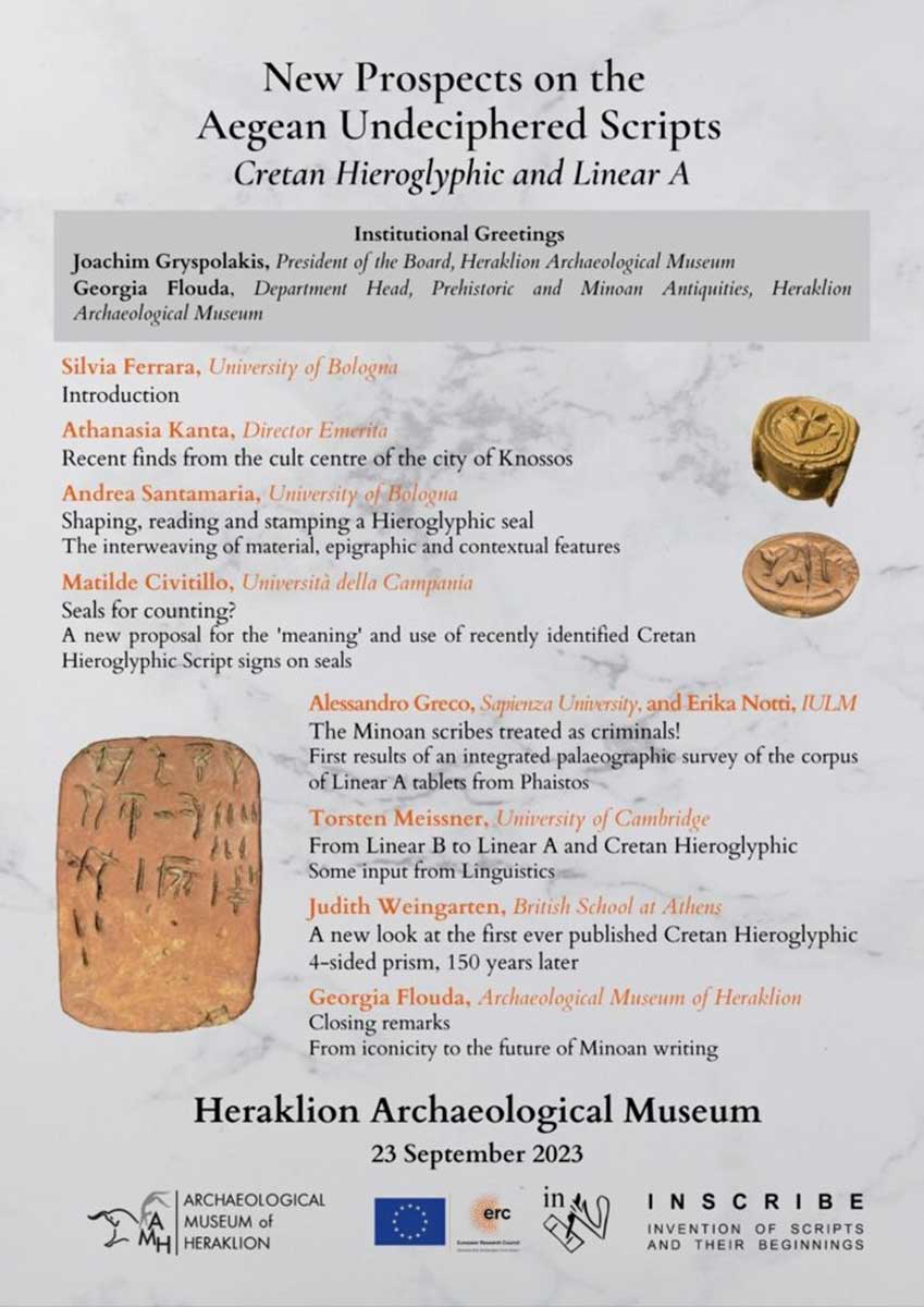 covention poster ancient scripts