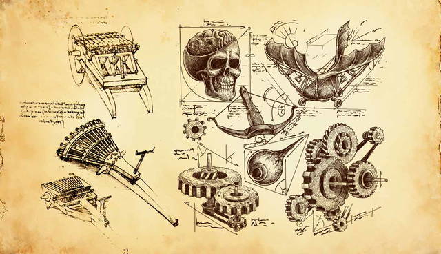 Da Vinci’s sketches