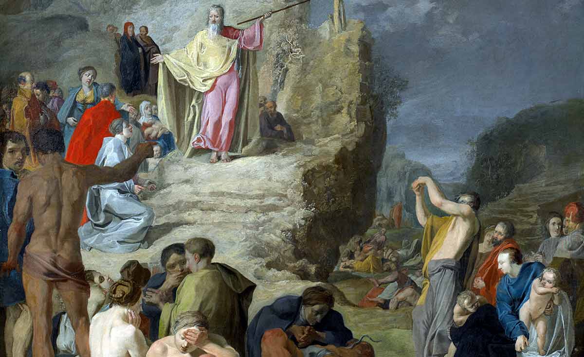 de grebber moses and the brazen serpent painting