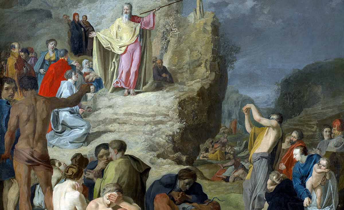 de grebber moses and the brazen serpent painting