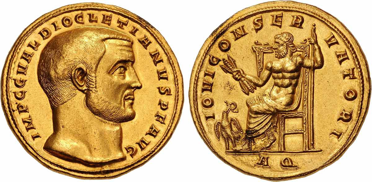diocletian medallion photograph