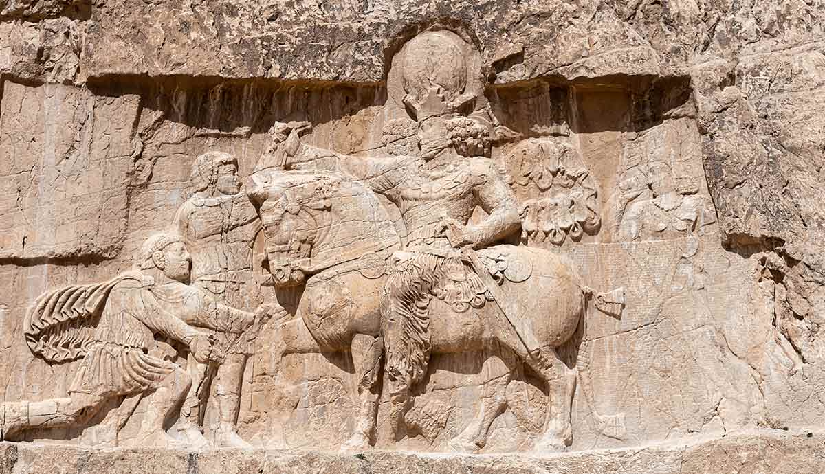 rockface relief shapur