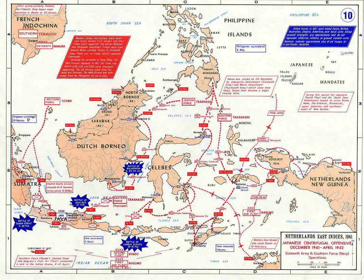 dutch east indies campaign map
