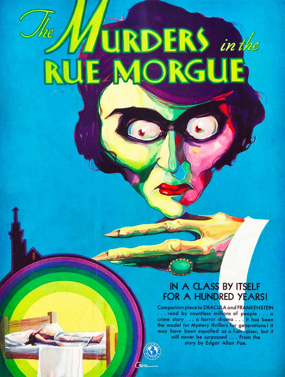edgar allan poe murders rue morgue film 1931