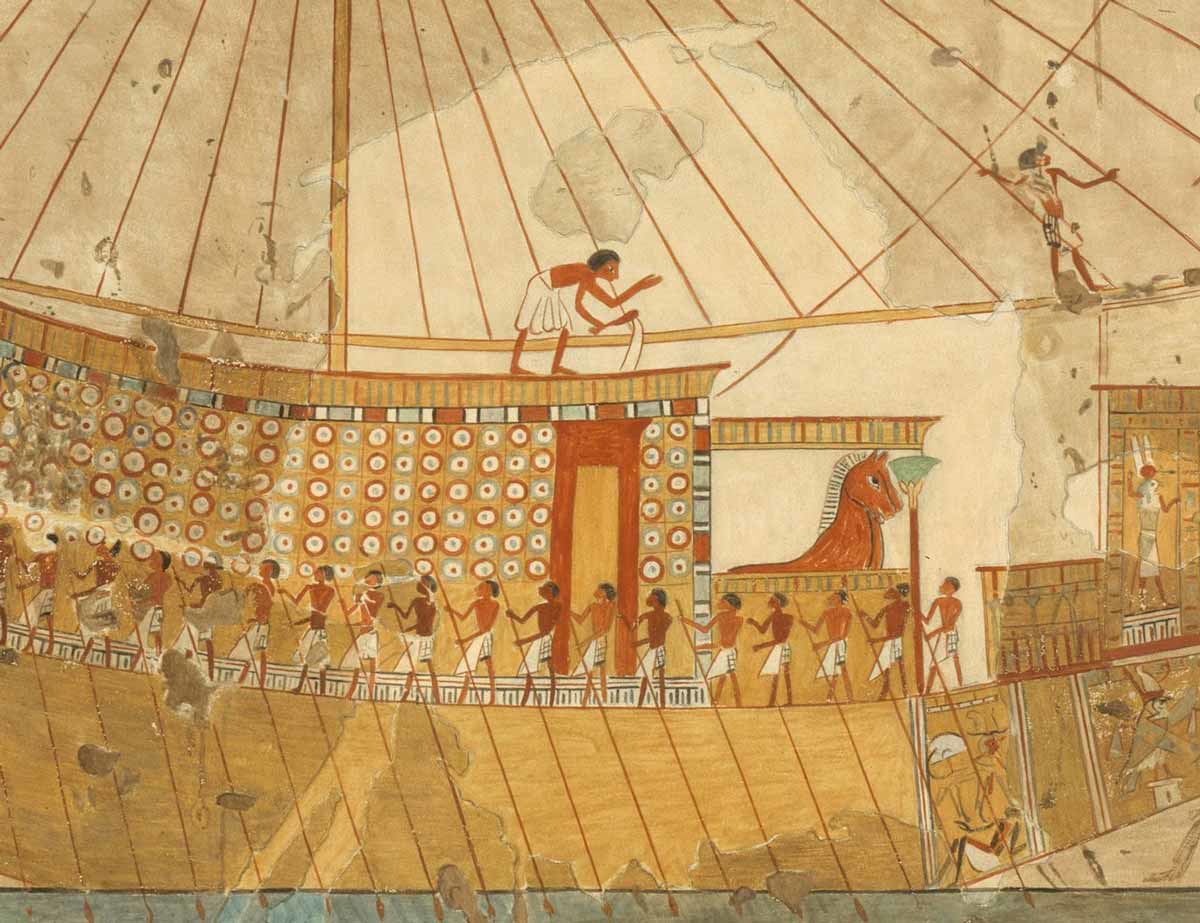 egyptian boat met