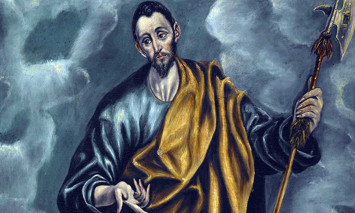 el greco st thaddaeus or st thomas painting
