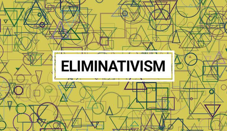 Image with typography reading Eliminativism