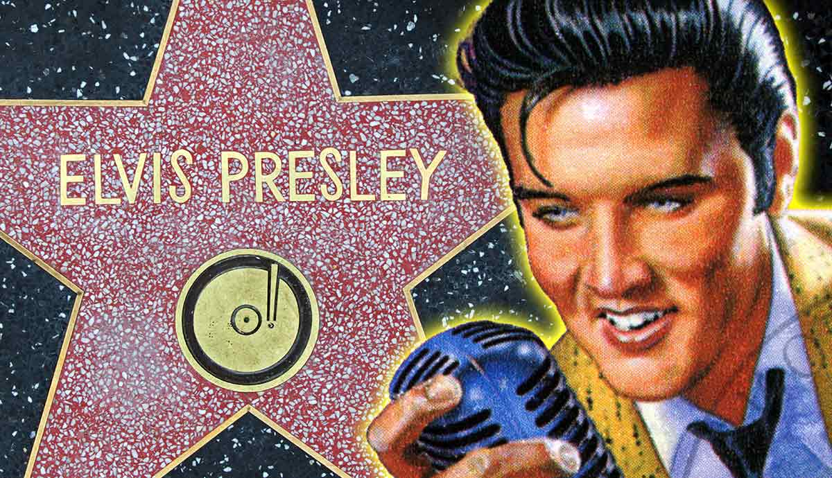Elvis Presley and Hollywood Walk of Fame star
