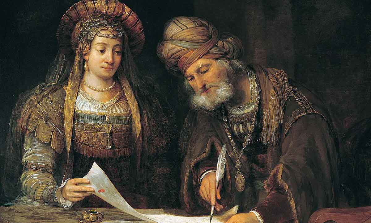 esther and mordecai write letter