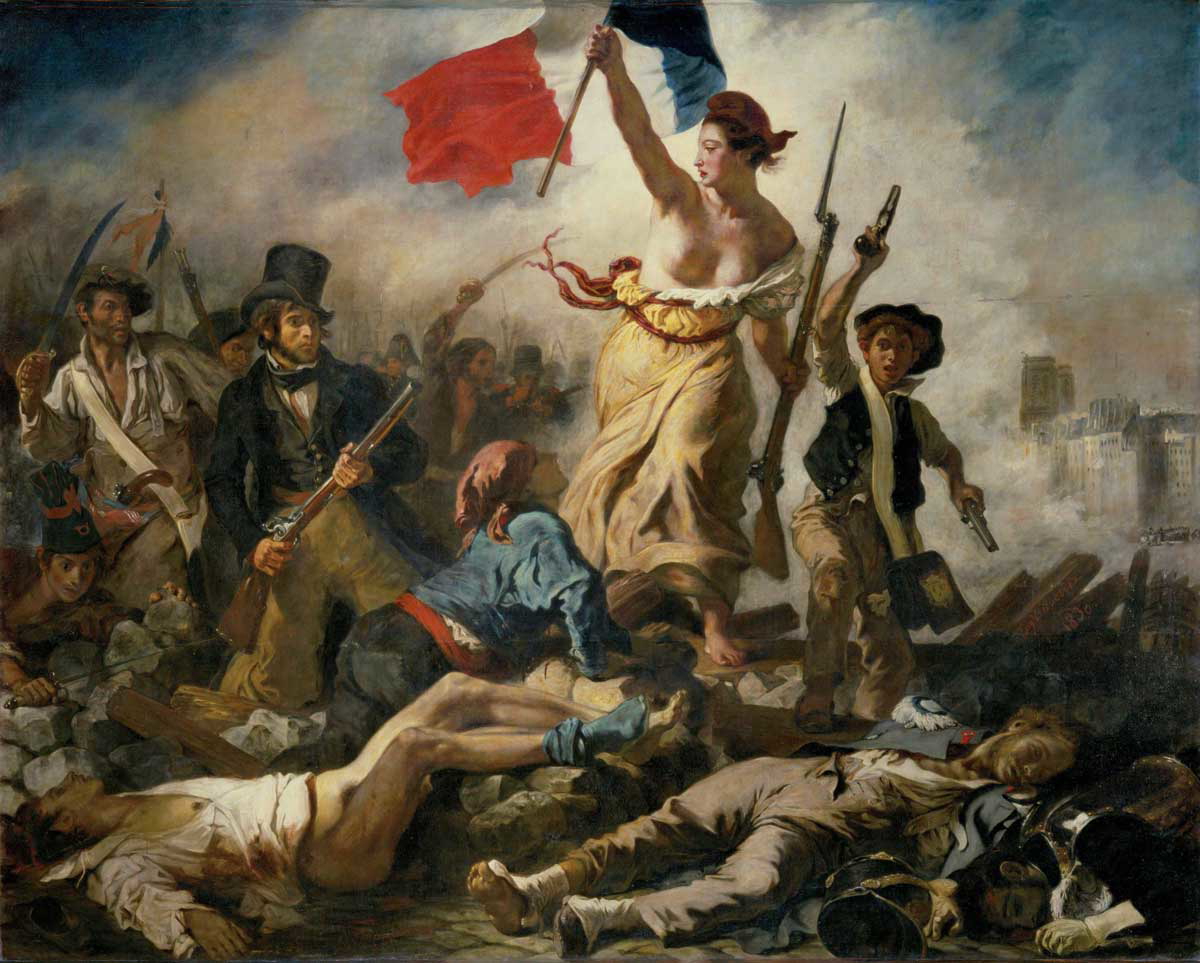 eugene delacroix liberty leading people painting