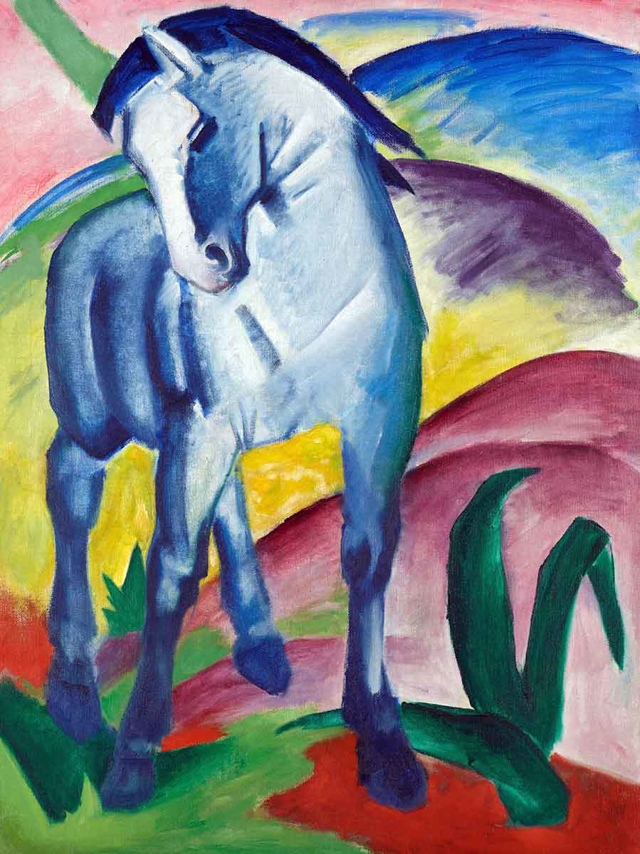 expressionists franz marc blue horse painting