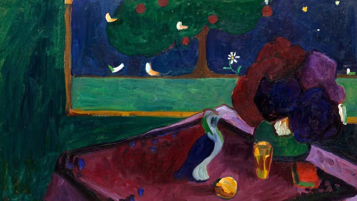 expressionists gabriele munter interior painting