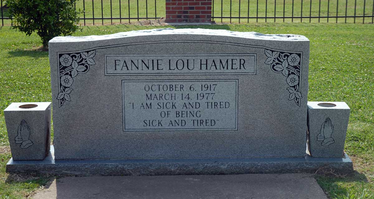 fannie lou hamer gravestone