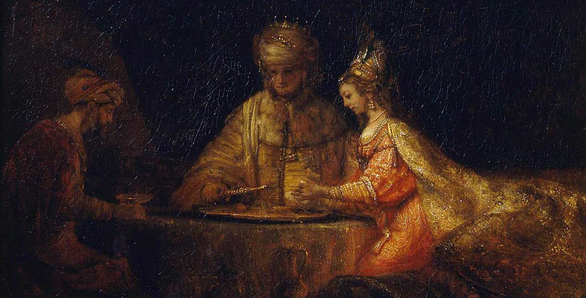 feast of esther rembrandt