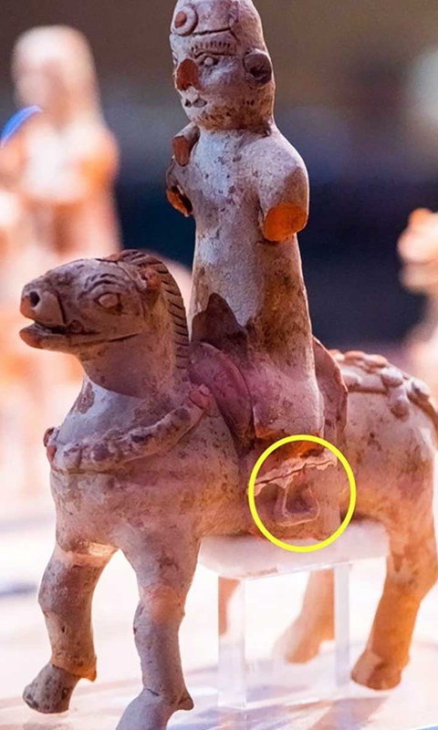 foot stirrup early depiction