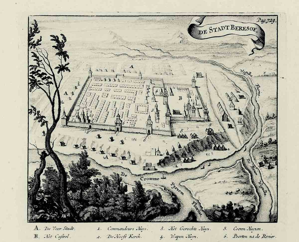 fortified city beresof siberia