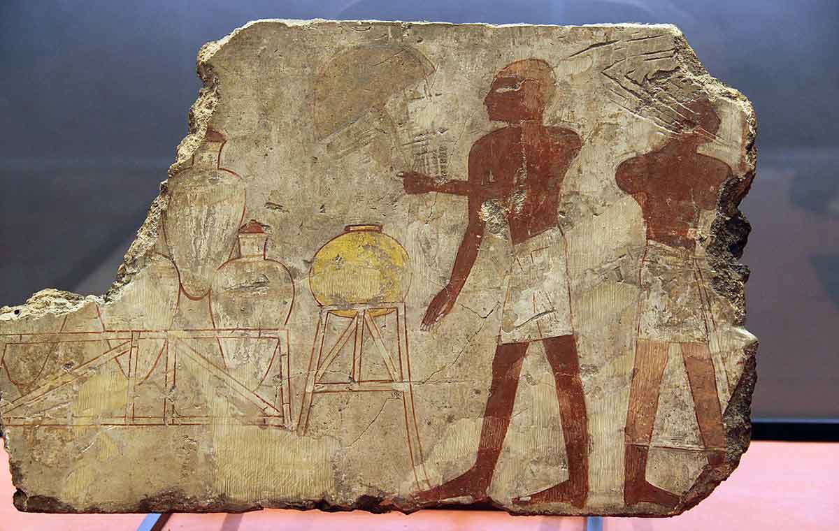 fresco from ancient egypt