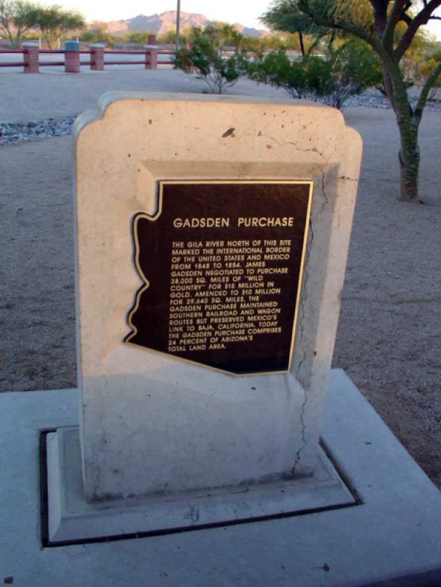 gadsden purchase historic marker