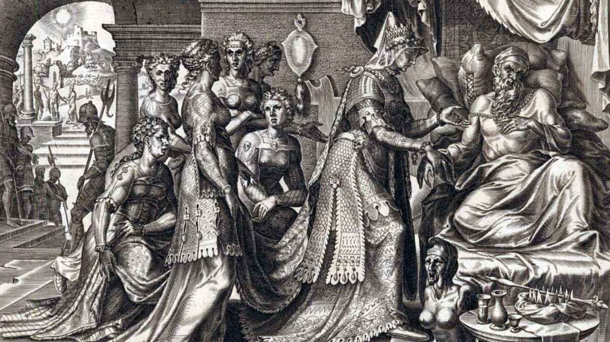 galle ahab upon bed marriage hebrew bible