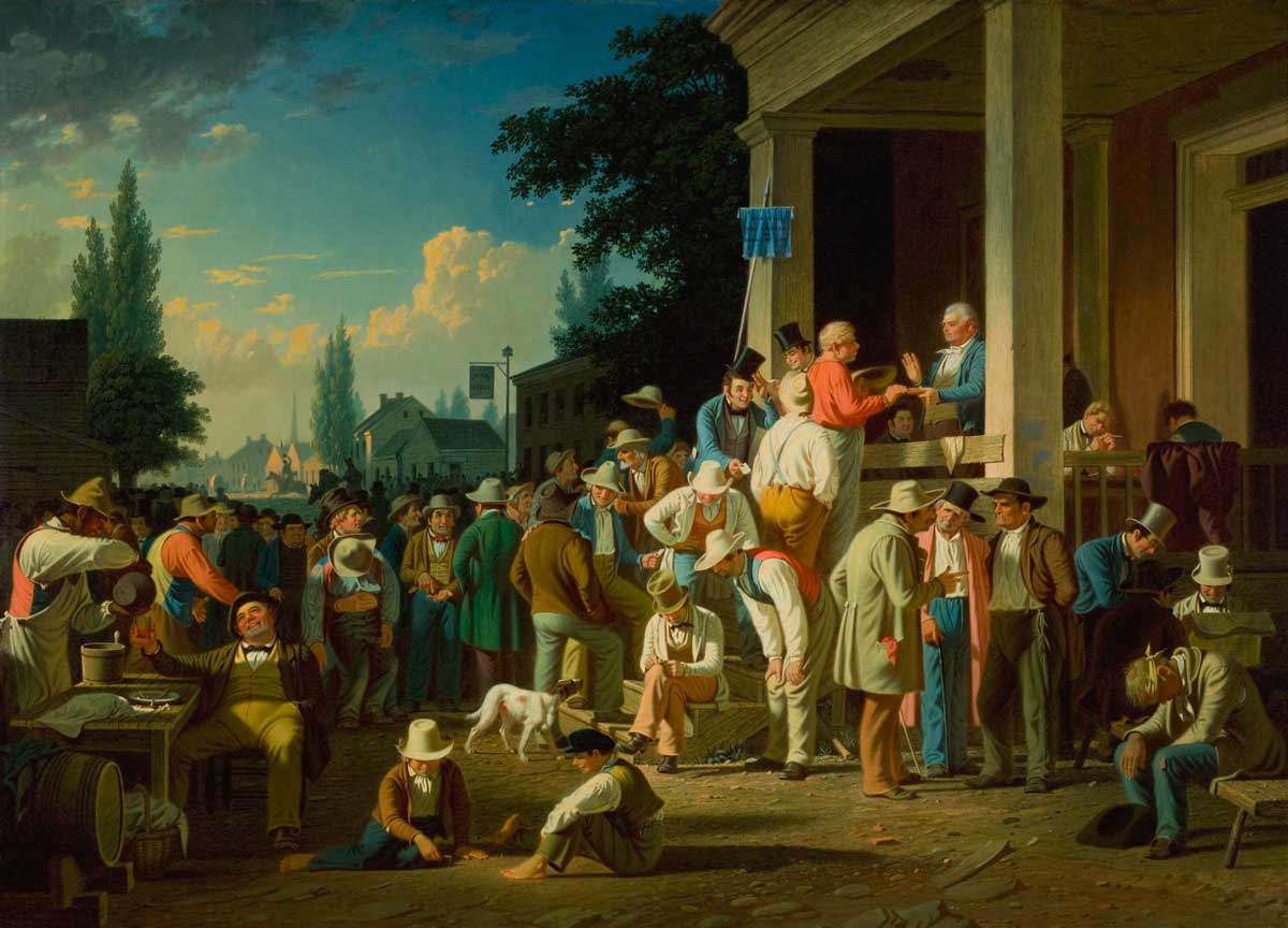george caleb bingham county election painting