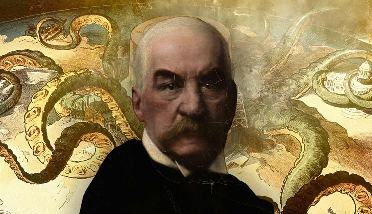 J.P. Morgan octopus political cartoon