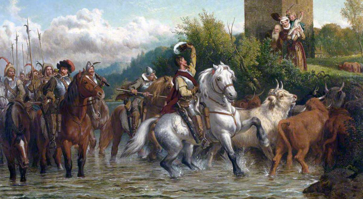 gilnockie tower painting uk