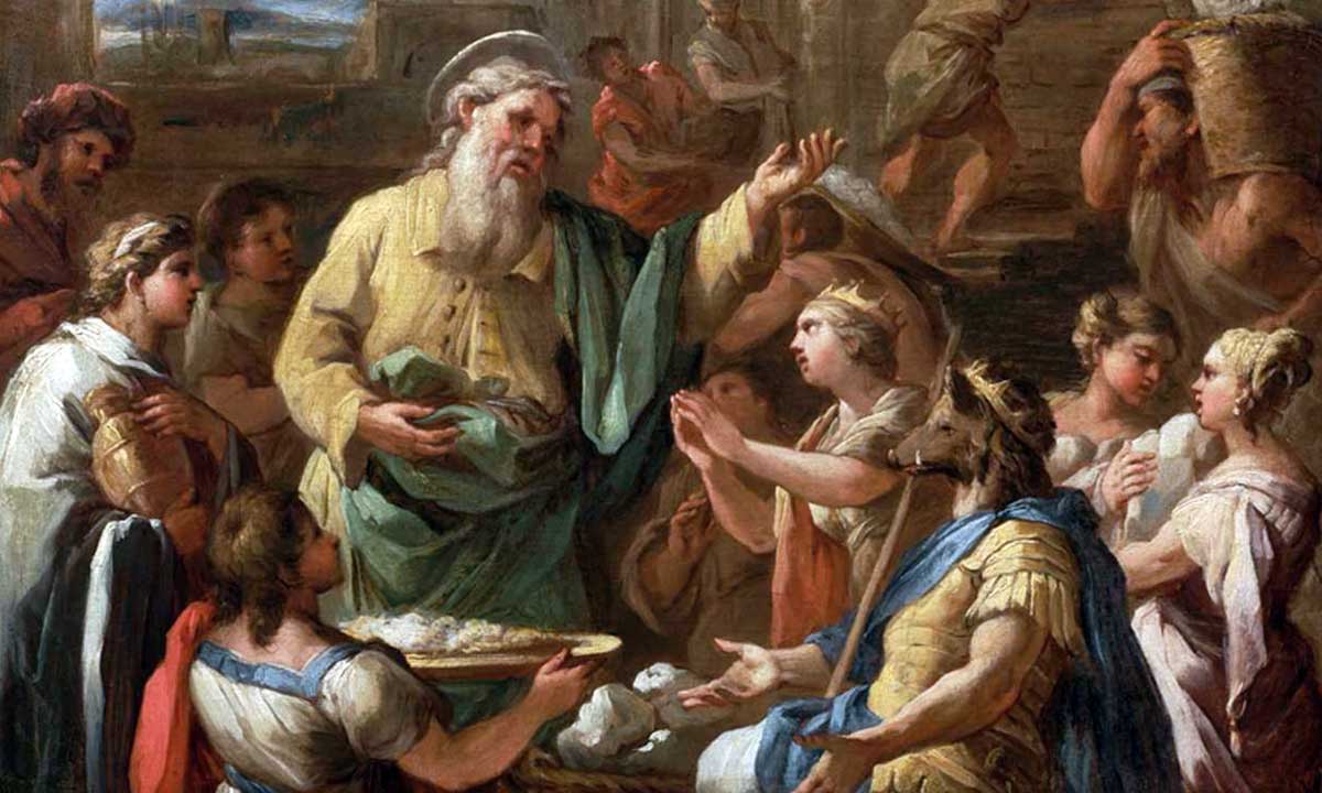 giordano king tiridates before saint gregory the armenian painting
