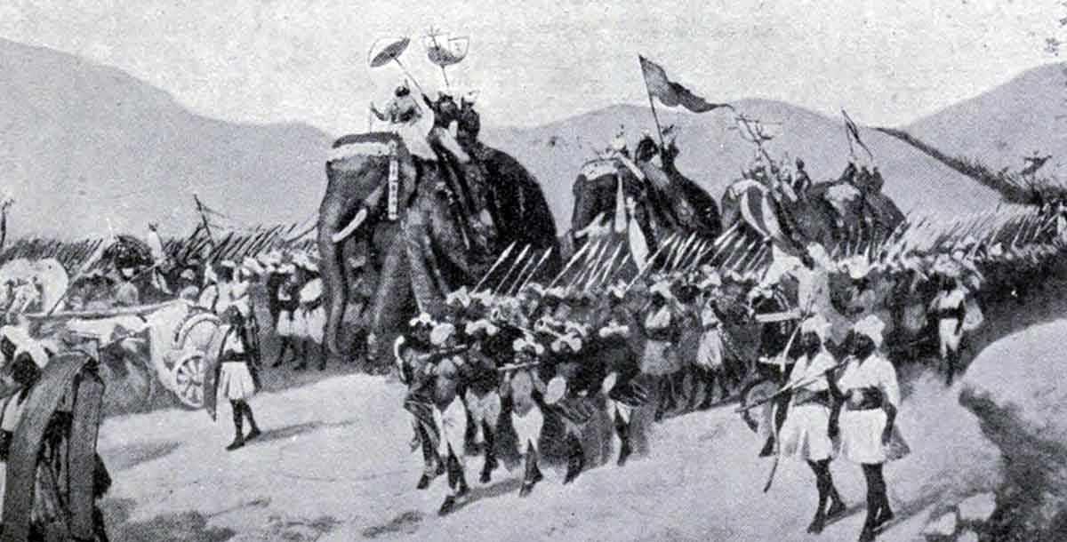 gupta empire army marching