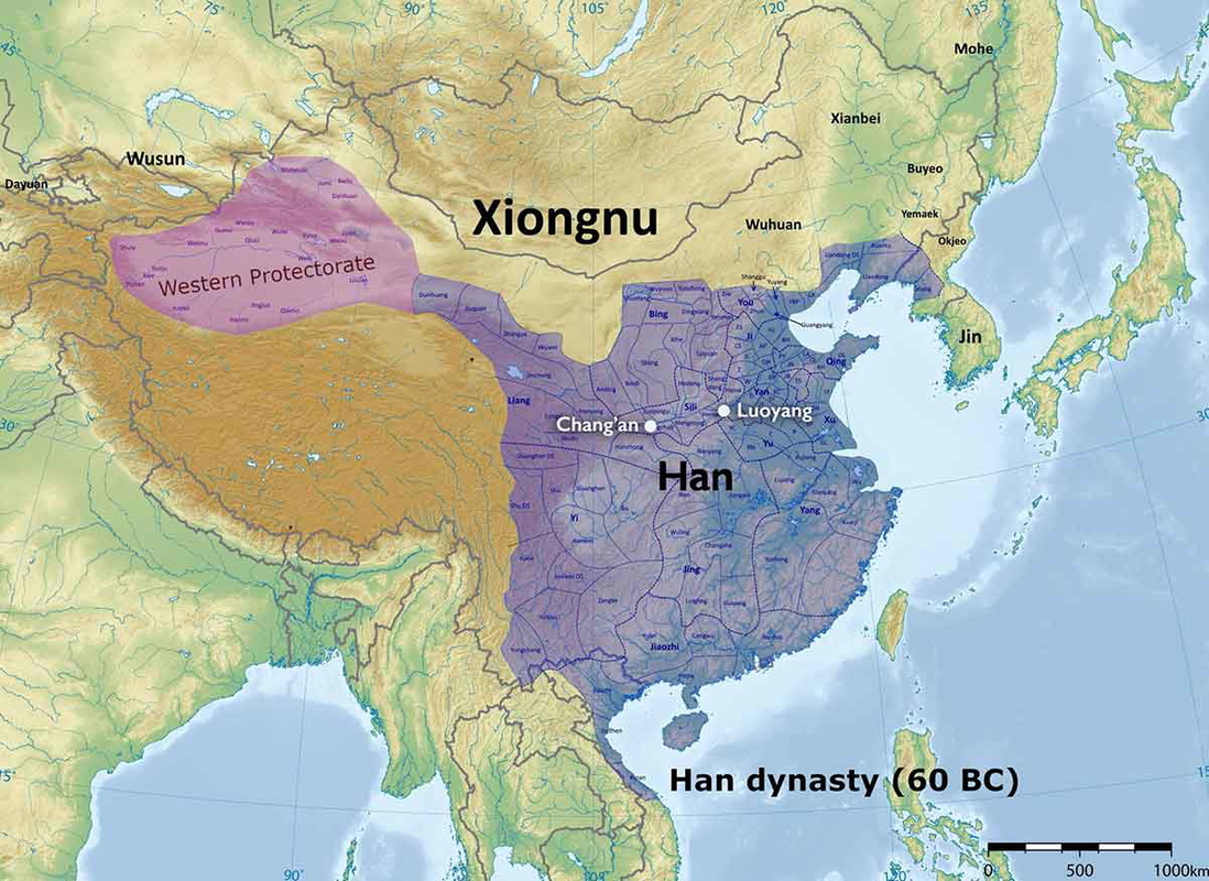 han dynasty map