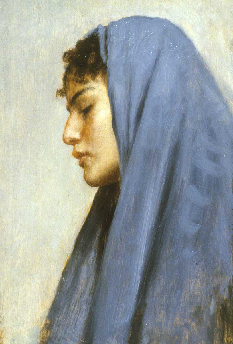 head of veiled woman cinderella