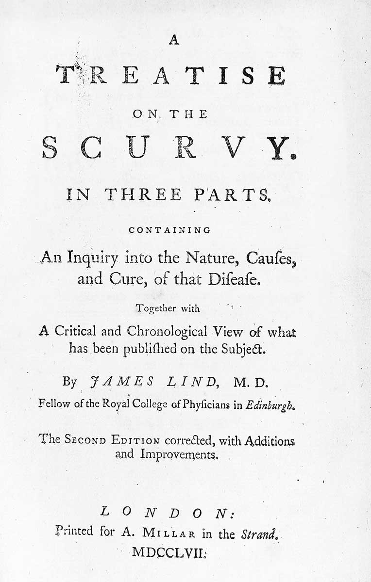 james lind treatise on scurvy
