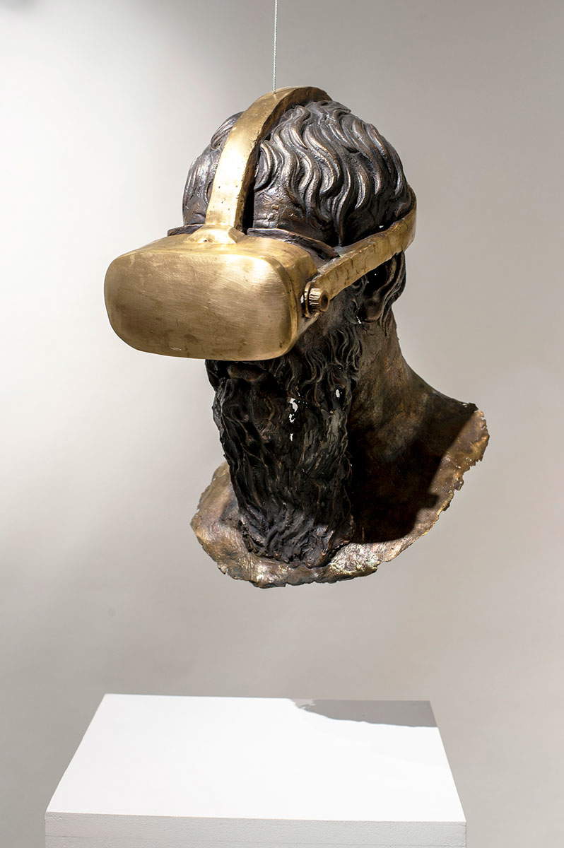 javier blanco platos cave sculpture