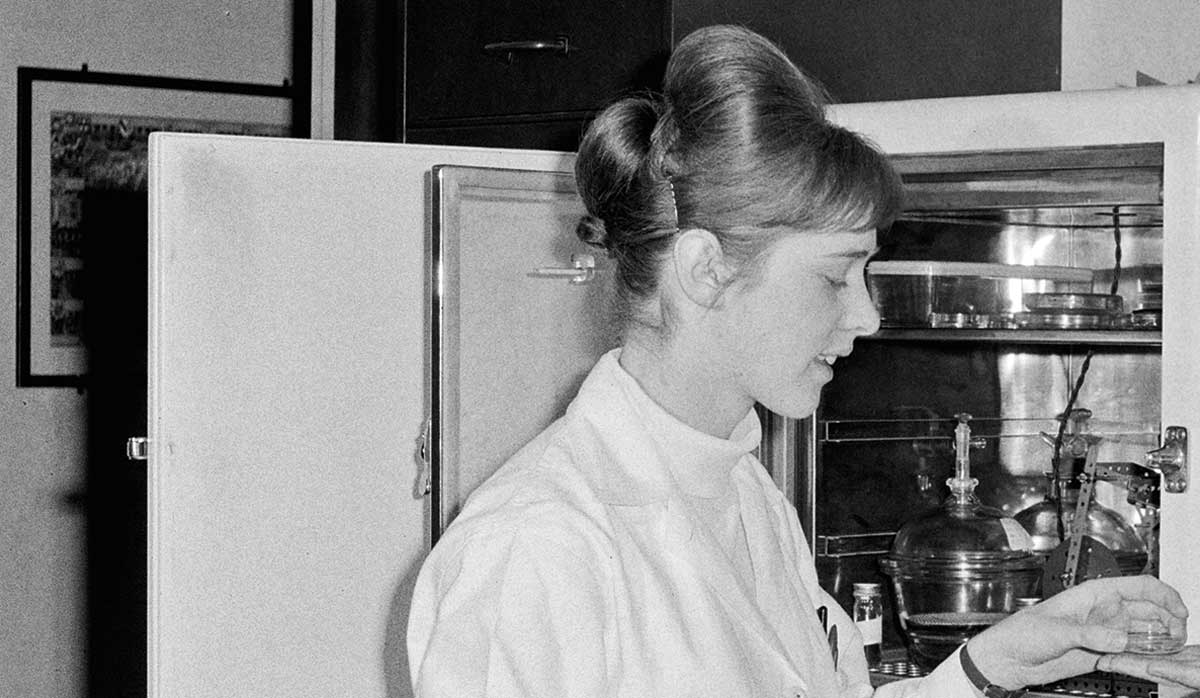 jean purdy in lab