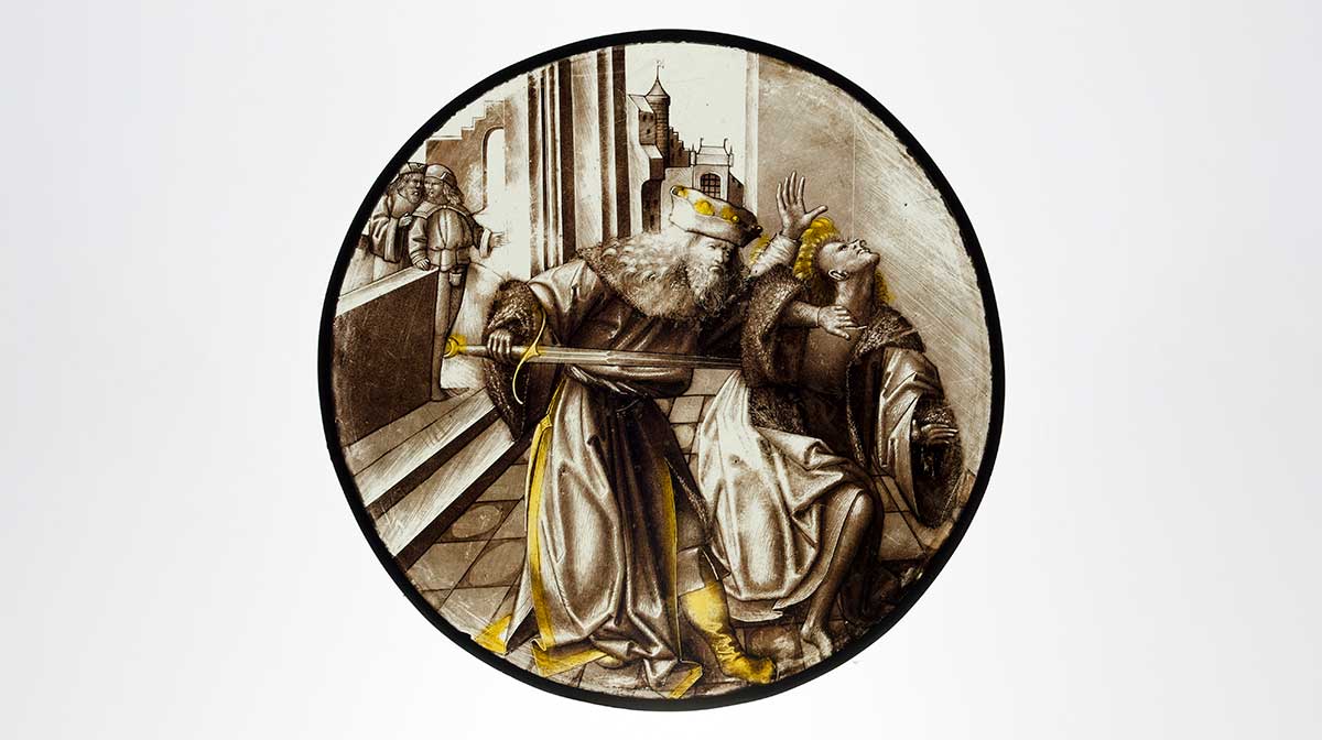 joab murdering abner roundel