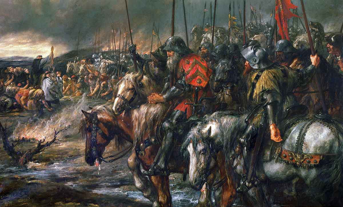 john gilbert morning of the battle of agincourt