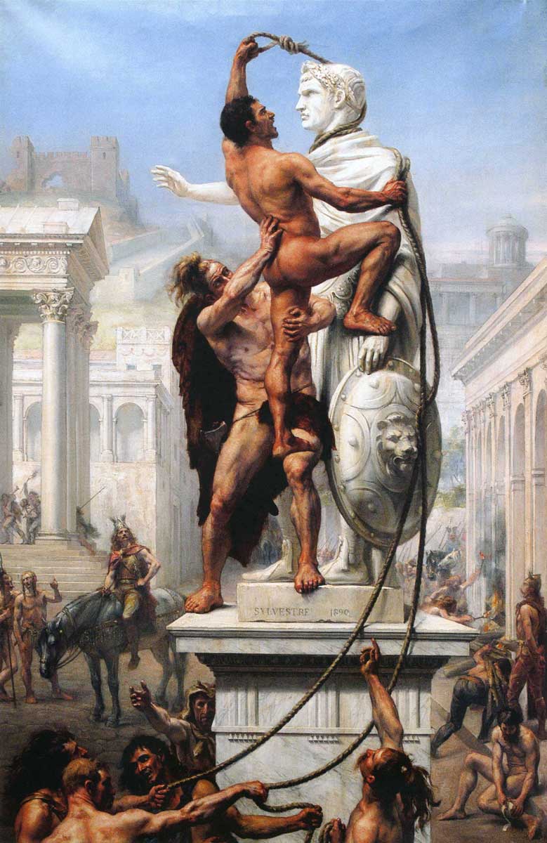 joseph noel silvestre the plunder of rome