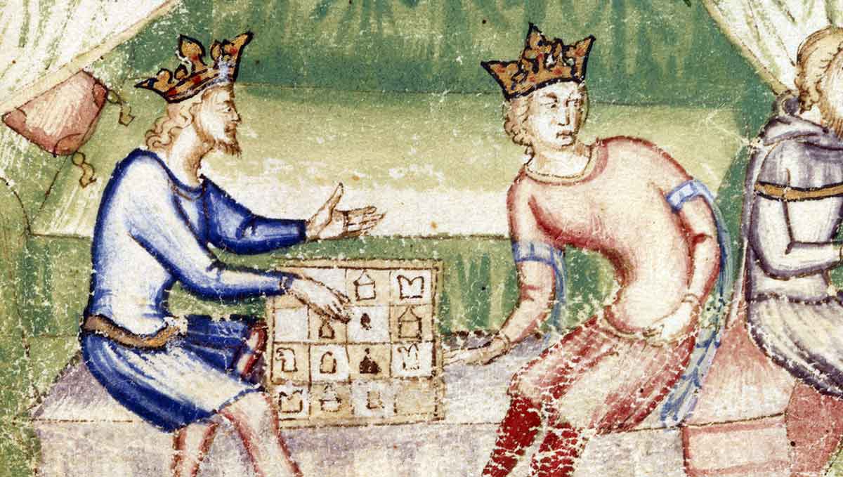 kings playing chess 14th century