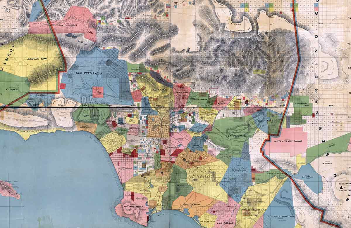 los angeles map