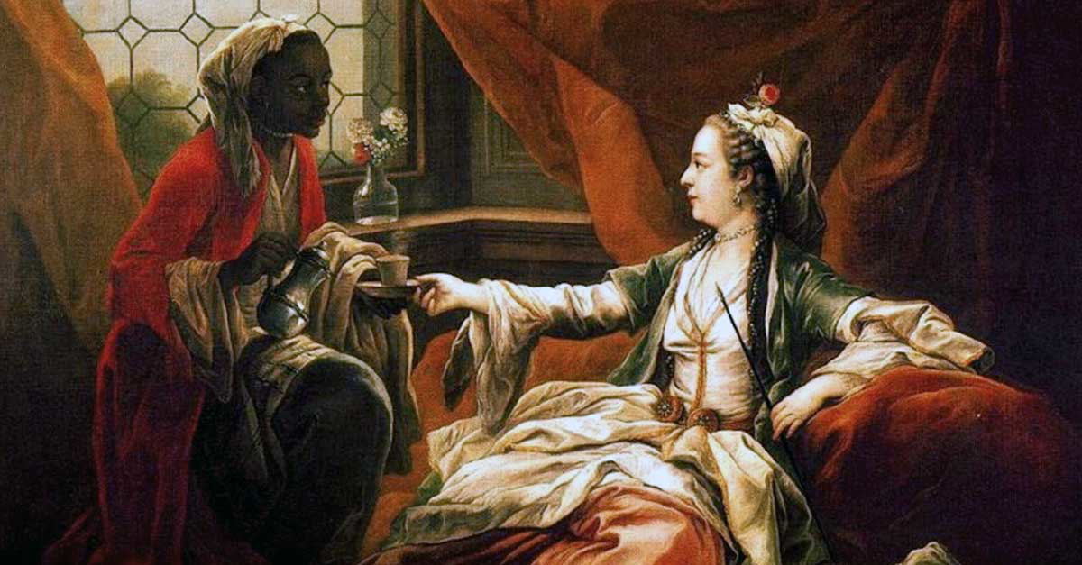 madame pompadour turkish dress turquerie