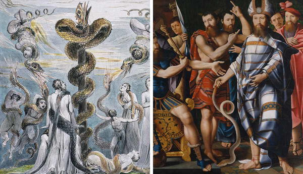 Moses’ bronze serpent and biblical leaders