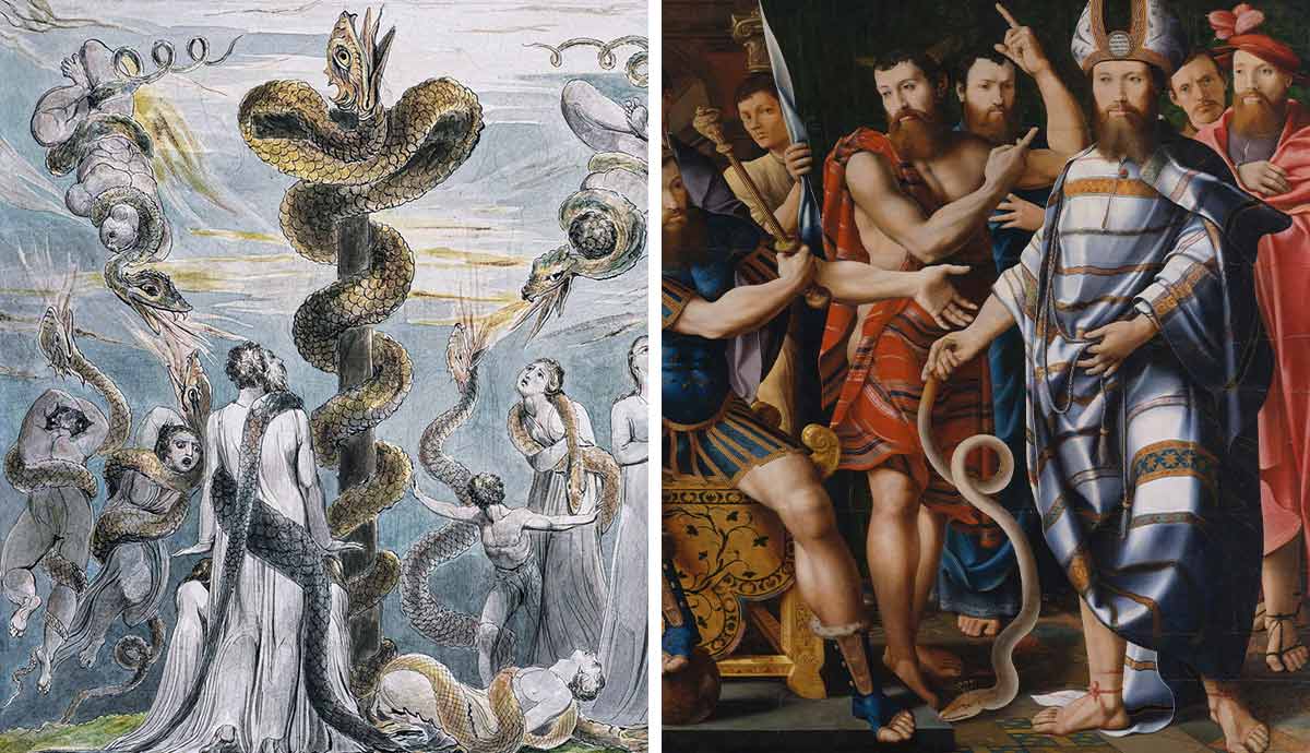 Moses’ bronze serpent and biblical leaders